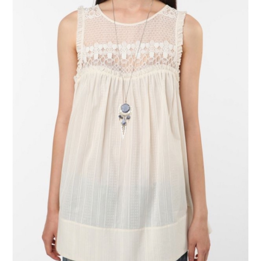 Piplette by Alice Ritter UO Adria Tunic Top L